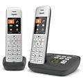 ce575a duo dect portatile aggiuntivo argento-nero