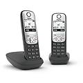 SIEMENS telefono a690 duo wireless vivavoce display 2 pollici nero argento