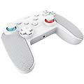 controller wireless per nintendo switch con controlli di movimento e vibrazione 15 ore bianco