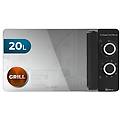 microondas de 20 litros proclean 3140 mirror. 700 w con 6 niveles grill 800w revestimiento