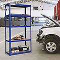 scaffale con 5 livelli salva spazio organizer con struttura in acciaio resistente portata 875kg