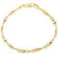bracciale donna oro giallo bianco gl100104