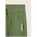 pantaloni sportivi in cotone con taschino posteriore hedge green uomo medium