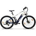 bici elettrica taglia l 29'' disco autonomia 70 km 13ah blu/bianco