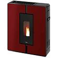 stufa a pellet tile plus 10 rosso 10kw 85 5x94 8x26 5 cm