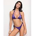 costume slip da donna in charmeuse lucido sea star / viola / 4 viola