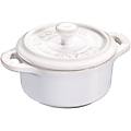 ceramique mini cocotte rotonda 10 cm avorio