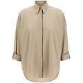 camicia popeline monile
