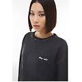 felpa comfort fit girocollo tinta a freddo moonless night cold dyed donna large