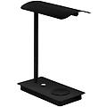 lampada da tavolo led arenaza nero luce calda 750 lumen