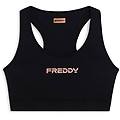 freddy. top sportivo con retro vogatore elasticizzato reggiseni top ritiro gratis