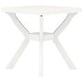 - tavolo da bistrot bianco 70x70x72 cm in plastica