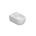 bidet sospeso in ceramica 53x34 cm globo mode mes09bi bianco ceramica standard