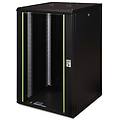 armadio rack 19'' a parete 20u unique 998x600x600mm colore nero
