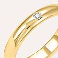 fede classica leggera 3. 6 mm oro giallo diamante collezione fede leggera 375/1000 oro giallo