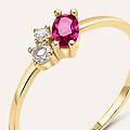 anello fantasia claire oro giallo cubic zirconia collezione claire misura 54 oro giallo
