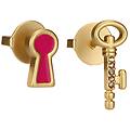 orecchini pin chiave e toppa