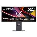 monitor 34 ( led 3440x1440 uwqhd 160hz ) ultragear curvo black 34g600a b aeu