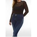 jeans wr. up in denim navetta con inserti a contrasto dark jeans-seams on tone donna extra large
