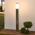 lampione lorian 100 cm acciaio inossidabile ip44 e27