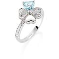 anello acquamarina zirconi gioiello donna quadricuore rqubac-16