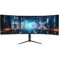 monitor pc 49'' 5120 x 1440 pixel dual qhd led nero