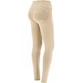 pantaloni push up wr. up vita alta superskinny in cotone warm sand donna extra large