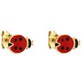 orecchini coccinella donna in oro giallo 803321729102