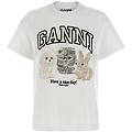 t-shirt 'white animal print'