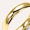 fede comoda leggera 4 mm oro giallo collezione fede leggera 750/1000 oro giallo