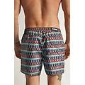 costume boxer mare reversibile stampa multicolore rosso uomo rosso taglia l