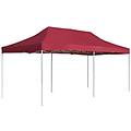 - gazebo professionale pieghevole in alluminio 6x3 m rosso vino