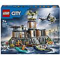 city 60419 prigione sull'isola della polizia giocattolo ricco di funzioni con elicottero barca