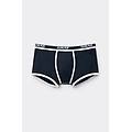 boxer in cotone superior con logo uomo blu taglia 7