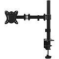 staffa monitor articolata 13-27`` vesa 100x100 8kg scrivania braccio nero