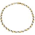 bracciale uomo oro giallo bianco gl100751