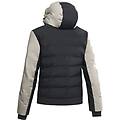 dual m giacca da sci uomo beige/black l