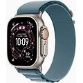 APPLE watch ultra 3 gps+cellular 49mm natural titanium con cinturino alpine loop light blue medium europa