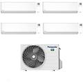 climatizzatore quadri split etherea white 9+9+9+12 cu-4z80tbe inverter r-32 wi-fi classe a++