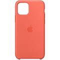 custodia in silicone clementine orange per iphone 11 pro