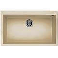 Elleci Lavello Quadra 130 Keratek Plus 79x50 Cm 1 Vasca Colore Champagne 95