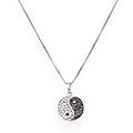 collana argento 925 donna 70's pace e amore clpyyb