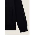 felpa con zip e collo alto risvoltabile nero donna extra large