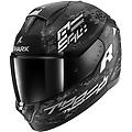 casco moto integrale ridill 2 molokai mat nero bianco taglia 2xl