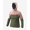 giacca sottile alpine gore-tex verde bosco rosa chiaro donna l