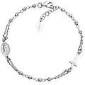 bracciale con charms fissi donna argento 925 gioiello rosari brobd3