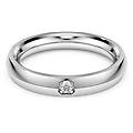 anello a fascia eternity diamanti creati in laboratorio 0 05 ct tw forma rotonda oro bianco 18 k 60