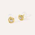 orecchini lobo nodo sophia oro giallo diamante collezione sophia oro giallo