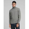 pullover a collo alto in cotone e cashmere