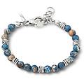 bracciale uomo tango agata azzurra 12216